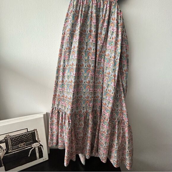 J.Crew Side cutout organic cotton Midi dress in Liberty® Giorgia Duke fabric - Picture 2 of 9